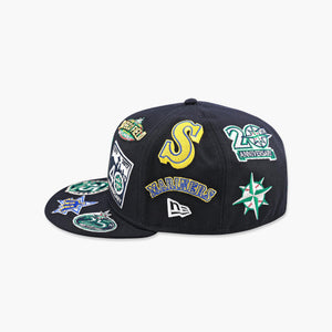 Seattle Mariners Ultimate Fan Patch Fitted Hat