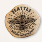 Totemic Thunderbird Seattle Magnet