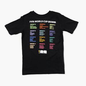 2026 FIFA World Cup Group Stage Black Youth T-Shirt