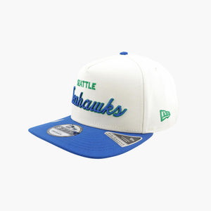 Seattle Seahawks Chrome Vintage Script Snapback