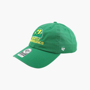 Seattle SuperSonics Kelly Green Skyline Clean Up Adjustable Hat