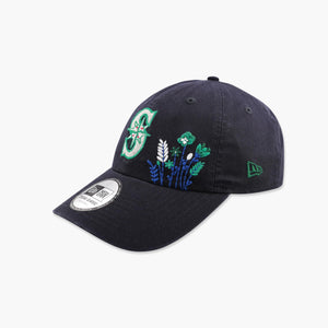 Seattle Mariners Wildflowers Embroidery Adjustable Hat