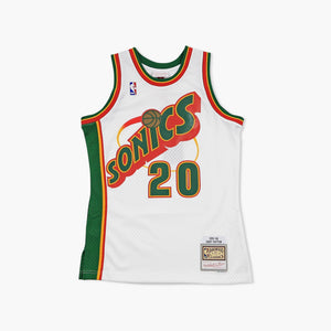 Seattle SuperSonics Gary Payton 1996 White Swingman Jersey