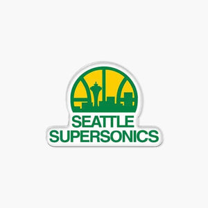 Seattle SuperSonics Skyline Logo Magnet