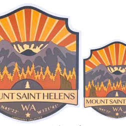 Mount Saint Helens 2.5" Sticker