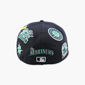 Seattle Mariners Ultimate Fan Patch Fitted Hat