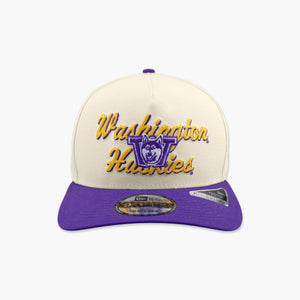 Washington Huskies Cream Chainstitch Snapback