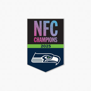 Seattle Seahawks NFC Champions Shimmer Collector's Pin