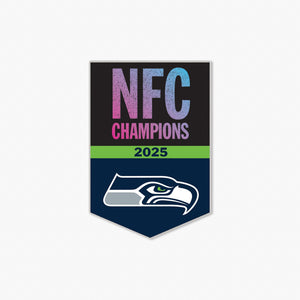 Seattle Seahawks NFC Champions Shimmer Collector's Pin