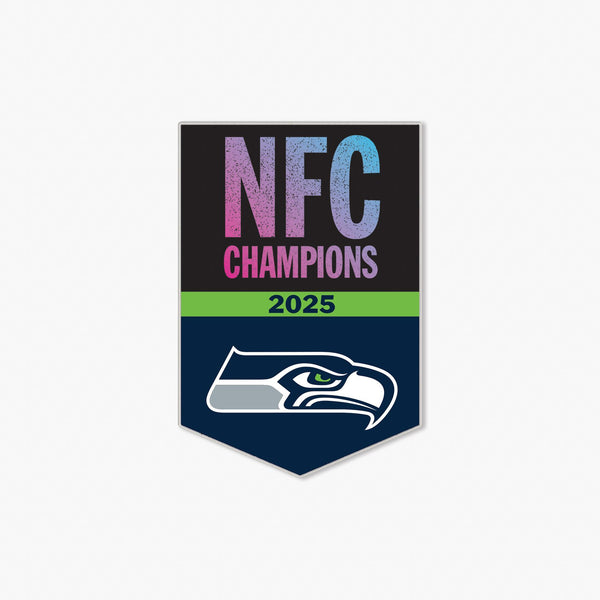Seattle Seahawks NFC Champions Shimmer Collector's Pin
