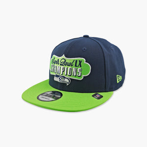 Seattle Seahawks Two-Tone Super Bowl LX Champions Badge Snapback