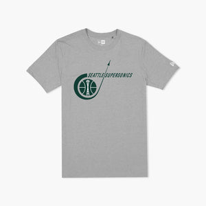 Seattle SuperSonics Grey Rocket Ship T-Shirt