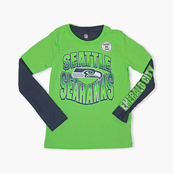 Seattle Seahawks Youth Game Day 3 In 1 T-Shirt