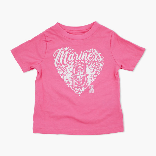 Seattle Mariners Summer Love Pink T-Shirt - Girls