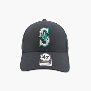 Seattle Mariners Navy Primary Logo MVP Adjustable Hat