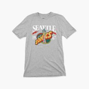 Seattle SuperSonics Grey Revolution T-Shirt