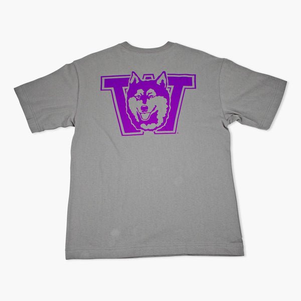 Washington Huskies Wolf Grey Heavyweight Premium T-Shirt