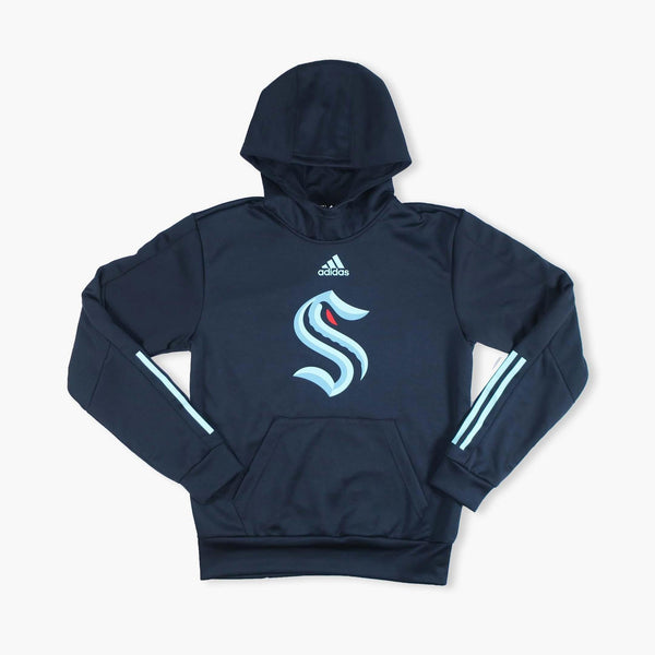 Seattle Kraken Adidas Primary Logo Pullover Hoodie