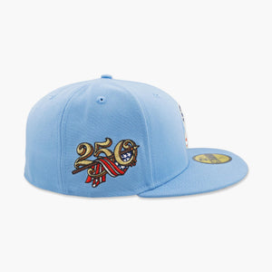 Seattle Mariners Sky Blue Americana 250 Fitted Hat