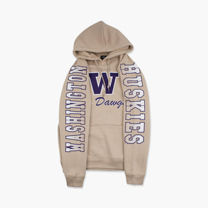 Washington Huskies Big Break Khaki Hoodie