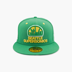 Seattle SuperSonics Green 1987 All Star Game Fitted Hat