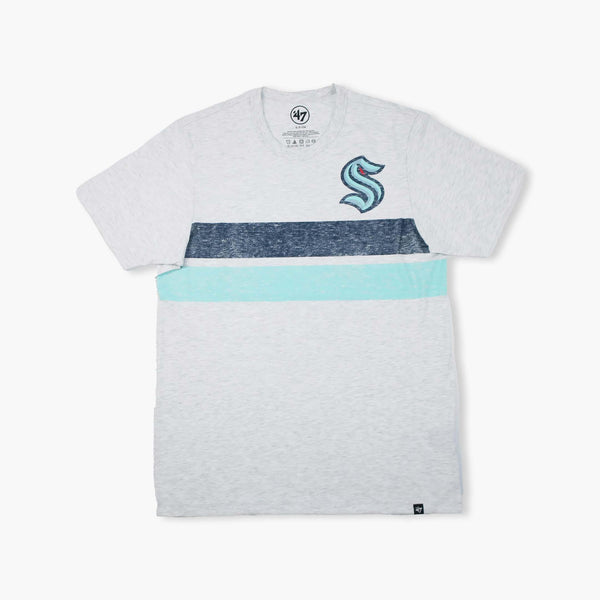 Seattle Kraken Relay Grey Bars Franklin T-Shirt