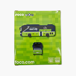 Seattle Seahawks Super Bowl LX Champions Bus BRXLZ Set