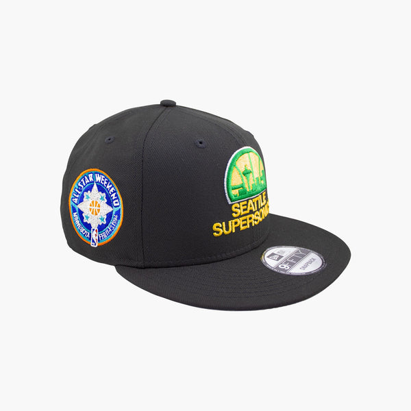Seattle SuperSonics New Era 1994 All-Star Game Black Snapback