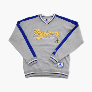 Seattle Mariners Grey Grandstand Script Crewneck