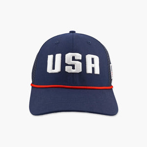 US Soccer Navy Under the Lights Trucker Snapback