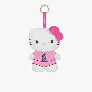 Seattle Mariners Hello Kitty 6" Plush Keychain - Pink