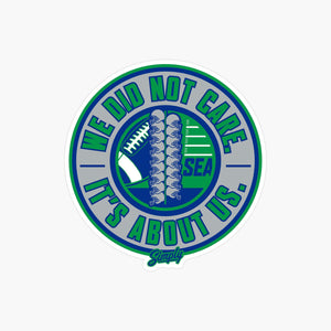 Royal We Did Not Care Badge Sticker