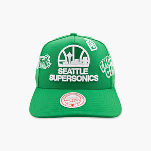Seattle SuperSonics Downtown Doodle Pro Crown Snapback