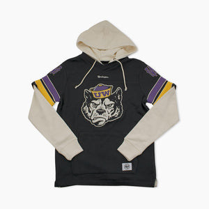 Washington Huskies Flint Black Split Zone Cornerback Hoodie
