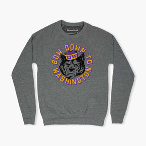 Washington Huskies Bow Down Crewneck