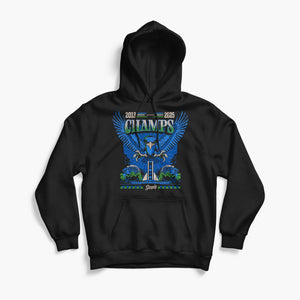 Wings of Victory Legacy Black Hoodie