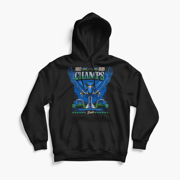 Wings of Victory Legacy Black Hoodie