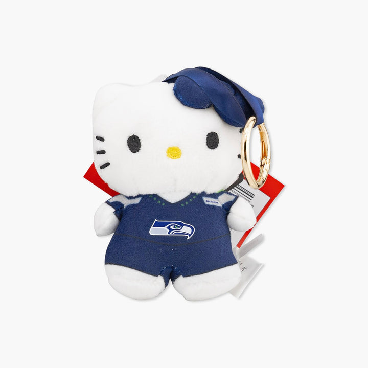 Seattle Seahawks Hello Kitty Home Backpack Keychain