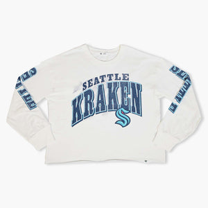 Seattle Kraken Women's Sandstone Brushback Long Sleeve T-Shirt