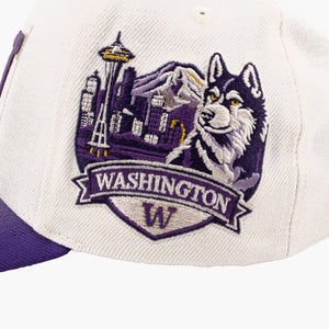 Washington Huskies Cream State Shape Dawg Pack Snapback