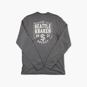 Seattle Kraken Submarine Back Hand Long Sleeve T-Shirt