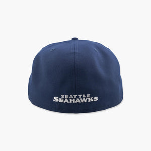 Seattle Seahawks Navy Primary Logo Fitted Hat