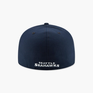 Seattle Seahawks Super Bowl LX Side Patch Navy Fitted Hat