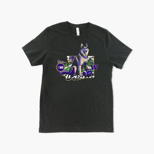 Washington Huskies Big Ten Touchdown Dawg T-Shirt