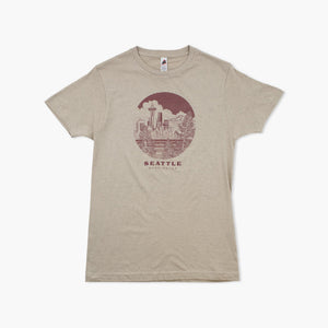 Air Supply Heather Oatmeal Seattle T-Shirt