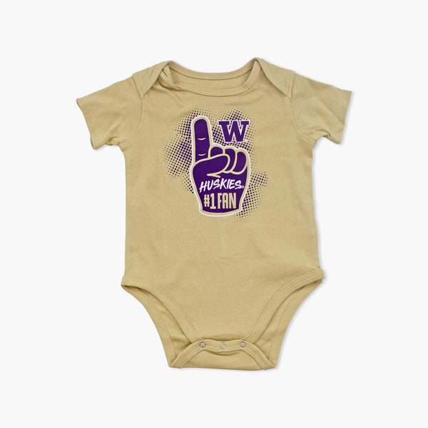 Washington Huskies Game On Toddler Creeper Set