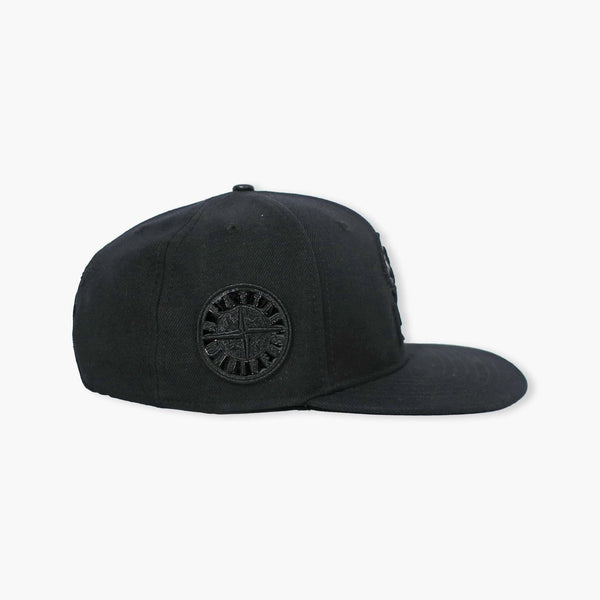 Seattle Mariners Triple Black Wool Snapback