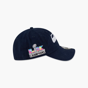 Seattle Seahawks Super Bowl LX Champions Side Patch Navy Adjustable Hat