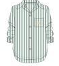 Summer Solstice Loden Button Up Top