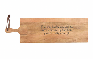 MUDPIE Large Lake Cutting Board